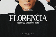 Florencia - Serif Human Touch, a Serif Font by NuType (Thumbnail 1 of 10)