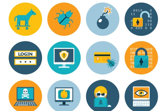 Hacker Flat Icons