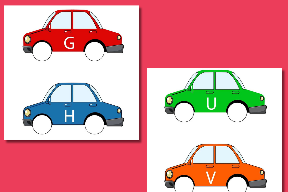 Alphabet Letter Activities Car Theme, an Education Illustration by Sourcedigi (Photo 2 of 3)