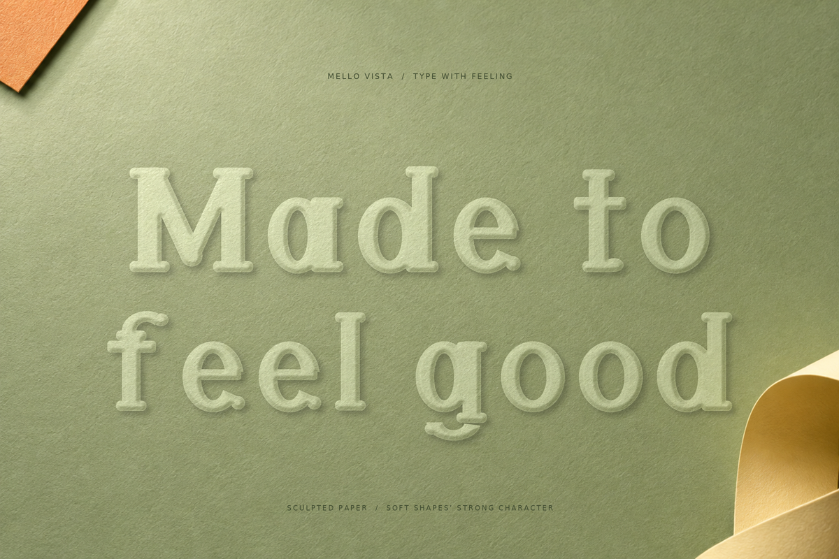 Mello Vista - Bold Retro Rounded, a Slab Serif Font by Colorsfav (Photo 2 of 8)