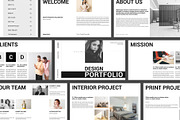 Design Portfolio Presentation, a Presentation Template by E-Type (Thumbnail 1 of 5)