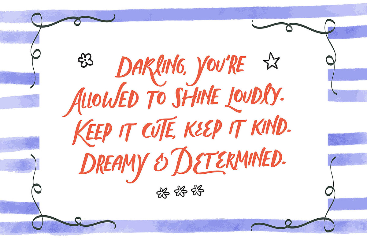 Lemonfields - Cute Handwritten Font, a Handwritten Font by Get Studio (Photo 8 of 11)