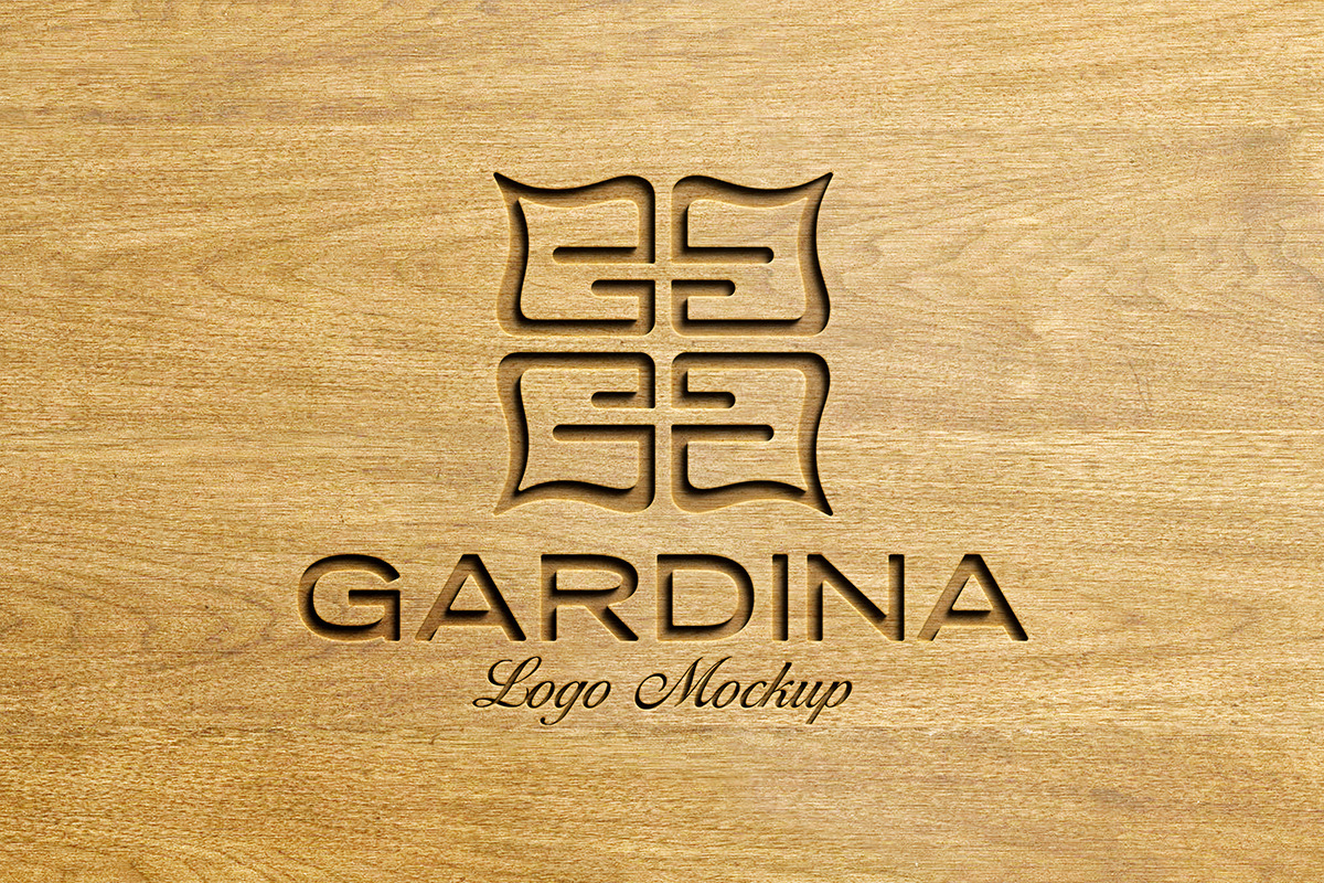 Engraved Wood Logo Mockup, a Product Mockup by Smart Works