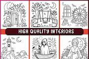 Gothic Fairytales & Nightmares Adult, a Seasonal Illustration by Ink Gallery (Thumbnail 2 of 4)