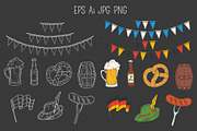 Oktoberfest Icons Set, an Object Graphic by Tabiti (Thumbnail 2 of 3)