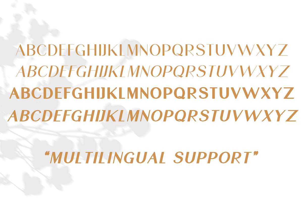 SunGold - Font Family preview 7