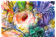 3 bouquets closeup, a Decorative Illustration by coconut_forest (Thumbnail 2 of 5)
