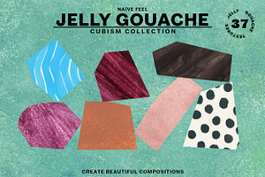 Jelly Gouache Textures