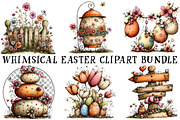 Whimsical Easter Clipart Bundle, an Illustration by OK Design (Thumbnail 2 of 6)