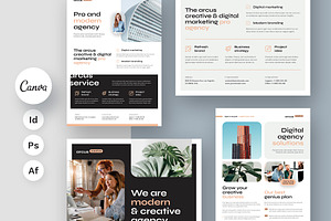 Arcus Creative Flyer Canva Template, a Flyer Template by artbart