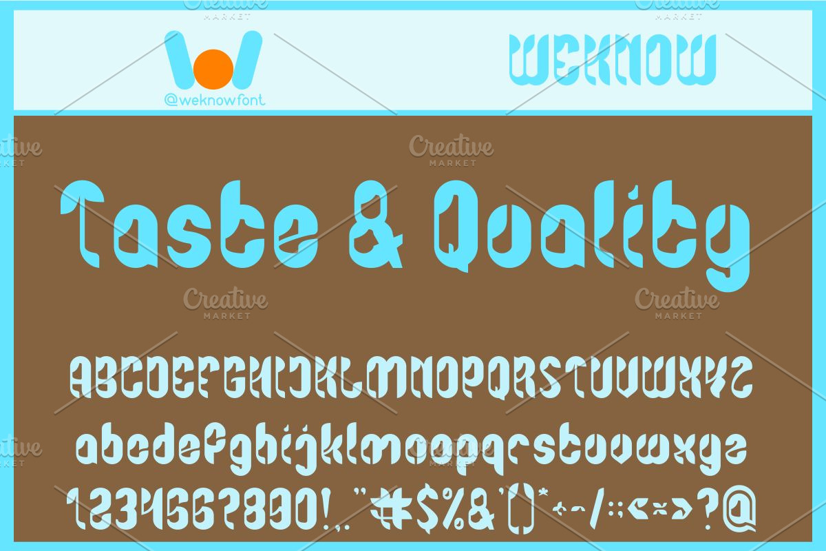 extravaganza font, a Font by weknow (Photo 3 of 5)