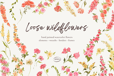 Loose wildflowers, an Illustration by Bruna Illustrates