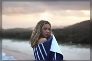 Sunset Beach, Wrapped in Towel, a Beauty & Fashion Photo by Chris Joel Campbell (Thumbnail 1 of 2)