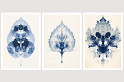 Role Co. Cyanotype Leaf in Symmetry, a Texture Illustration by milatovar (Thumbnail 2 of 21)