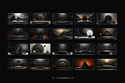 Black Podiums  Background Set, a Background Graphic by Digital Blood (Thumbnail 4 of 9)
