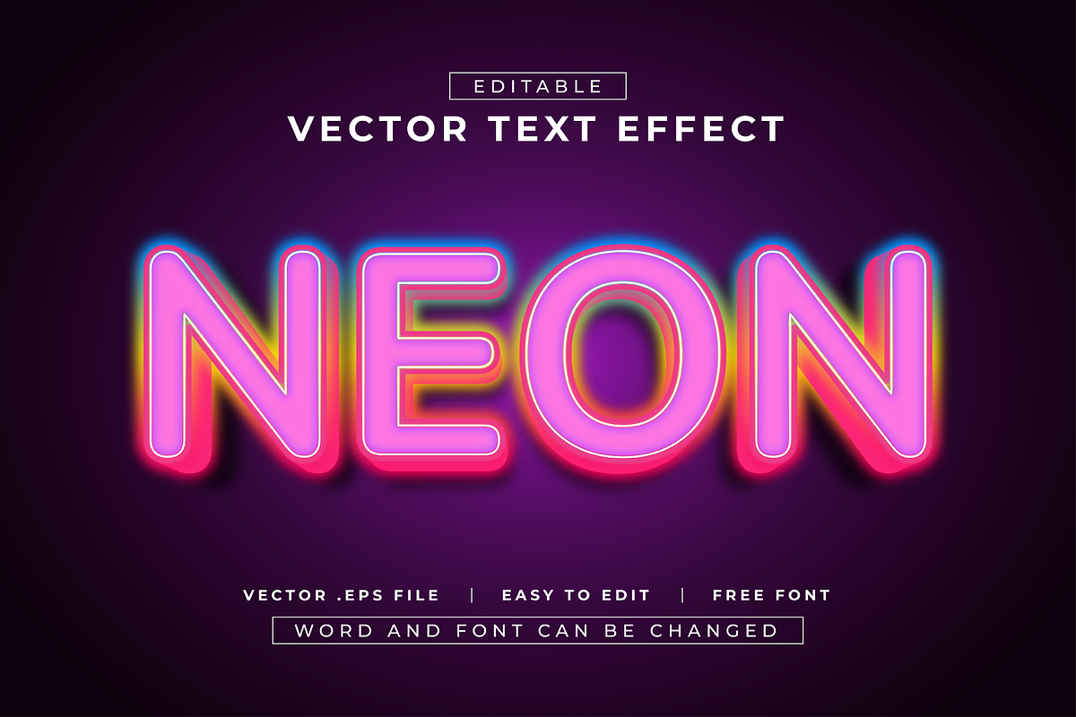 Neon Glowing Text Effects | EPS, a Layer Style Add-On by padilah_a (Photo 9 of 11)