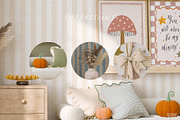 HYGGE PUMPKIN | frame mockup nursery, a Household Mockup by Stykke Studio (Thumbnail 3 of 10)