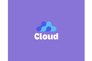 Abstract cloud logo., a Templates & Theme by Himalia1