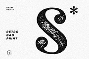 Retro Bad Print Text Effect, a Layer Style Add-On by studiogstock (Thumbnail 1 of 2)