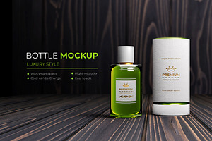 Premium Perfume Logo Mockup, a Packaging Mockup by Modaldesain