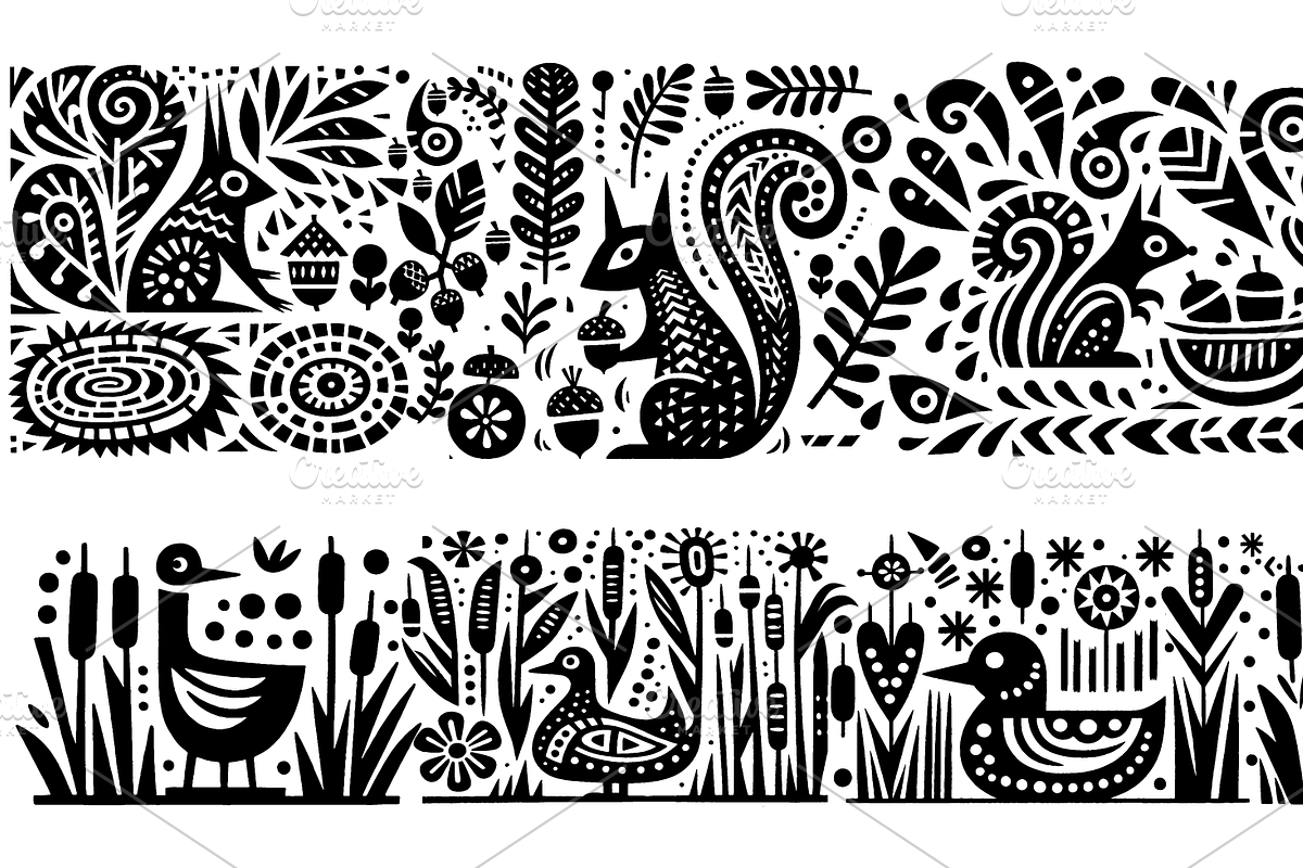 Vintage Tailor Folk Art, a Decorative Illustration by devastd (Photo 16 of 28)