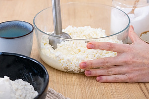 Blending food preparing meal woman chef equipment, a Person Photo by Photo Drive Studio