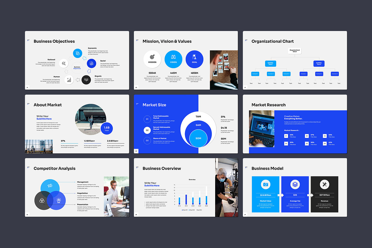 Blue Pitch-Deck Presentation, a Presentation Template by CreativeSlides (Photo 4 of 6)