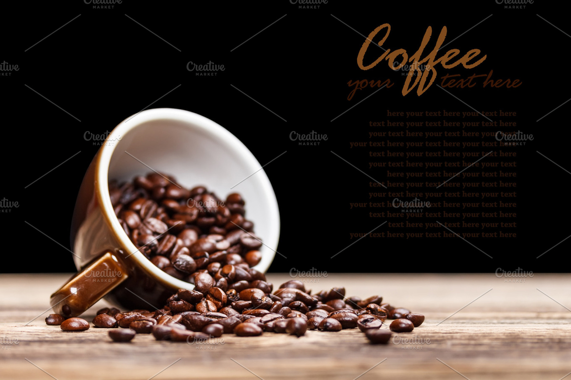 Coffee Beans Stock Photo Containing Beans And Spill