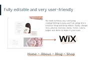 WIX Website Template Vanessa, a Wix Template by Brand & Palms (Thumbnail 5 of 6)