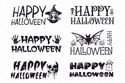 Happy Halloween svg lettering set, an Object Graphic by MegaPrezencik (Thumbnail 2 of 6)