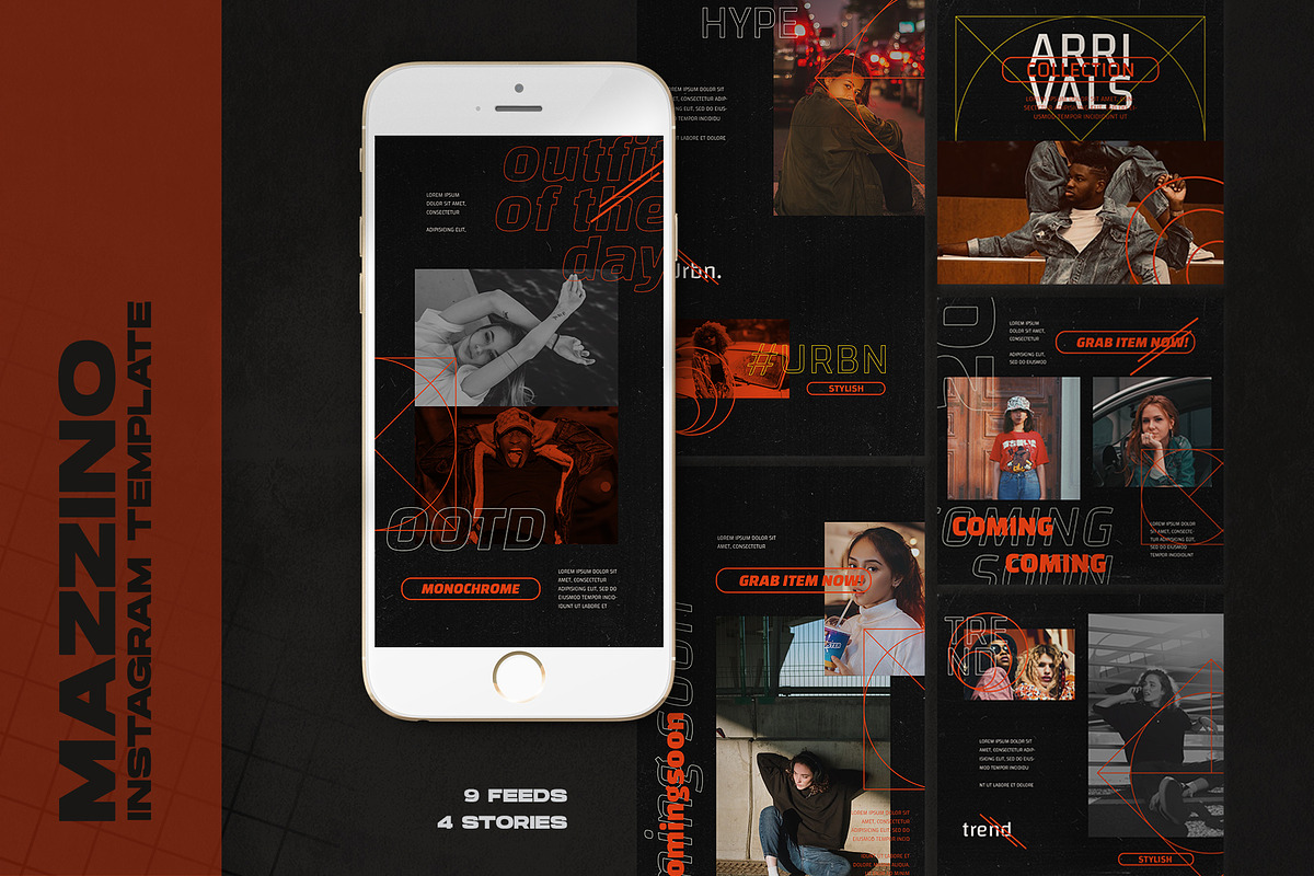 Bundle Streetwear Instagram Template, a Social Media Template by Azruca (Photo 11 of 26)