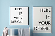 15 Mockups in the children's room, a Print Template by FilL239 (Thumbnail 10 of 22)