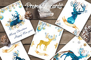 Winter in deep blue. Watercolor, an Object Graphic by Ana-Sakuta (Thumbnail 2 of 16)