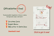 Customizable christmas card template, a Card Template by Prodesign (Thumbnail 3 of 4)