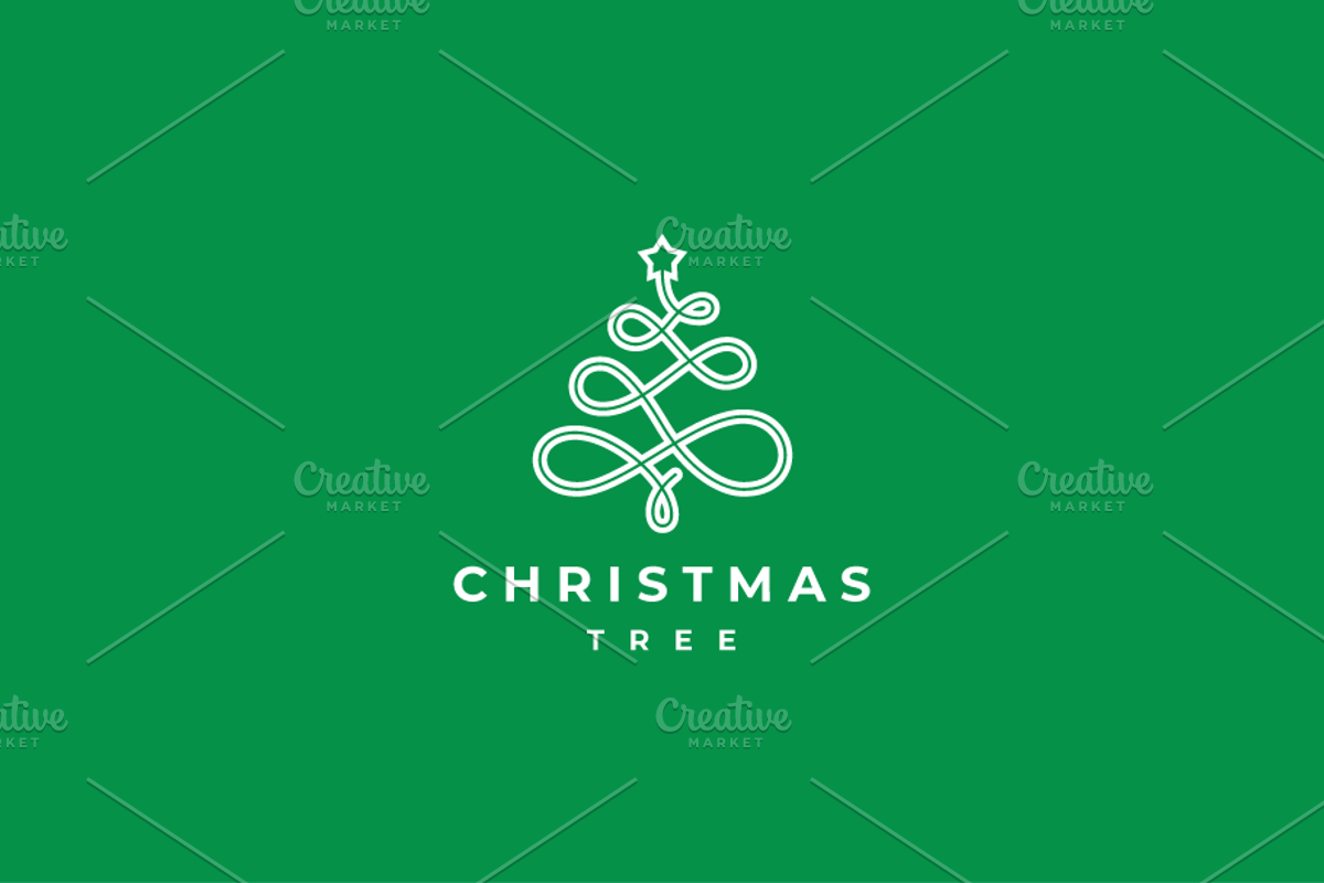 Christmas Tree Logo Template, a Branding & Logo Template by yopie (Photo 4 of 4)