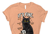 It's Fine Everything's Fine PNG, an Object Graphic by Star Graphic Design (Thumbnail 7 of 12)