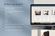 Pilates Yoga Canva Website, a Landing Page Template by Unalome Design Studio (Thumbnail 2 of 5)