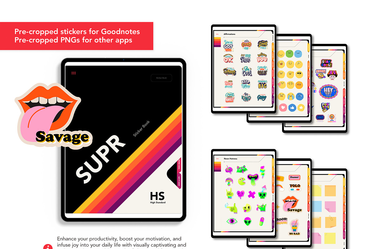 Life+ Supr Undated Digital Planner, a Presentation Template by Bichin (Photo 9 of 9)
