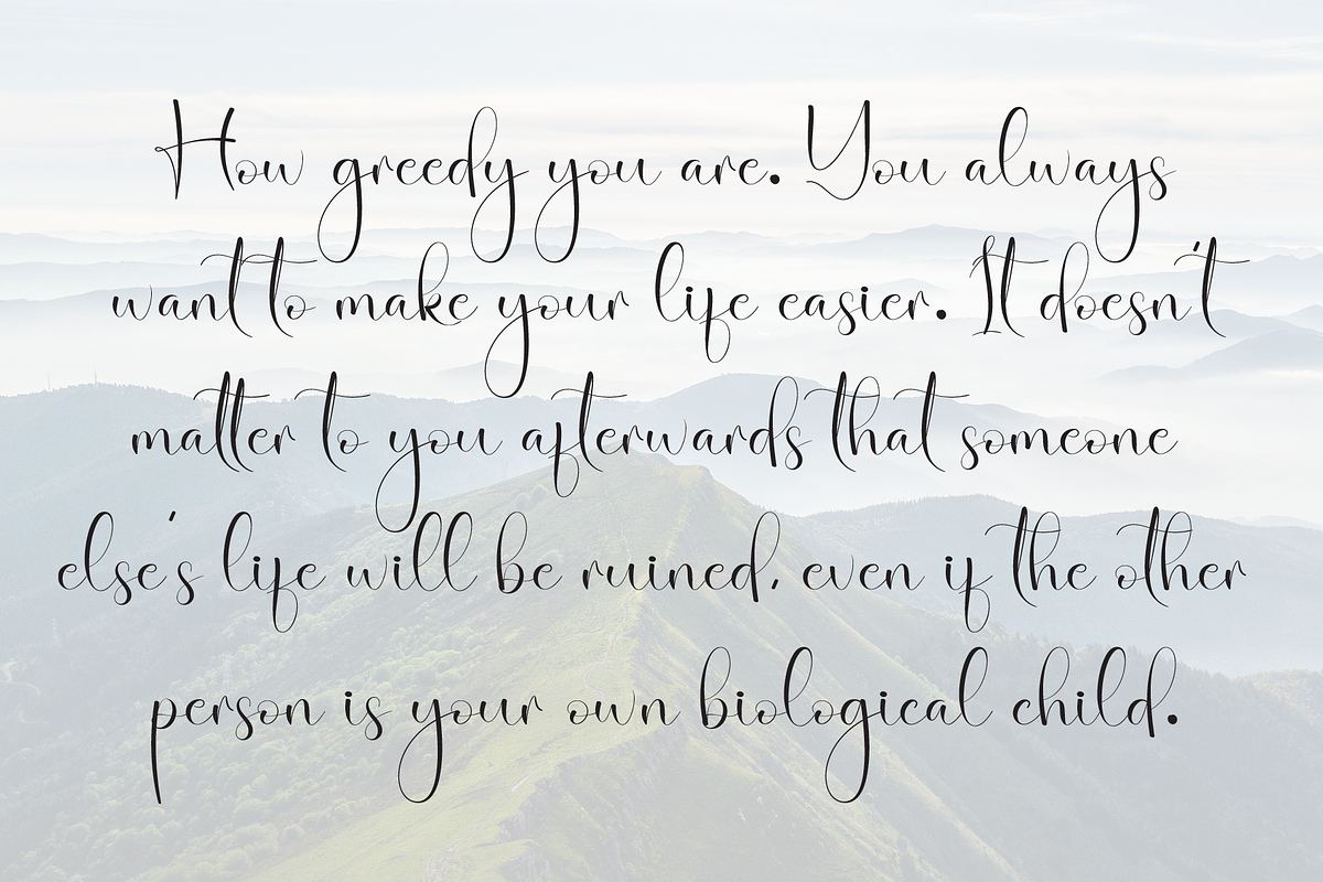 Butterfly | Script Font, a Handwritten Font by Scratchones (Photo 6 of 9)