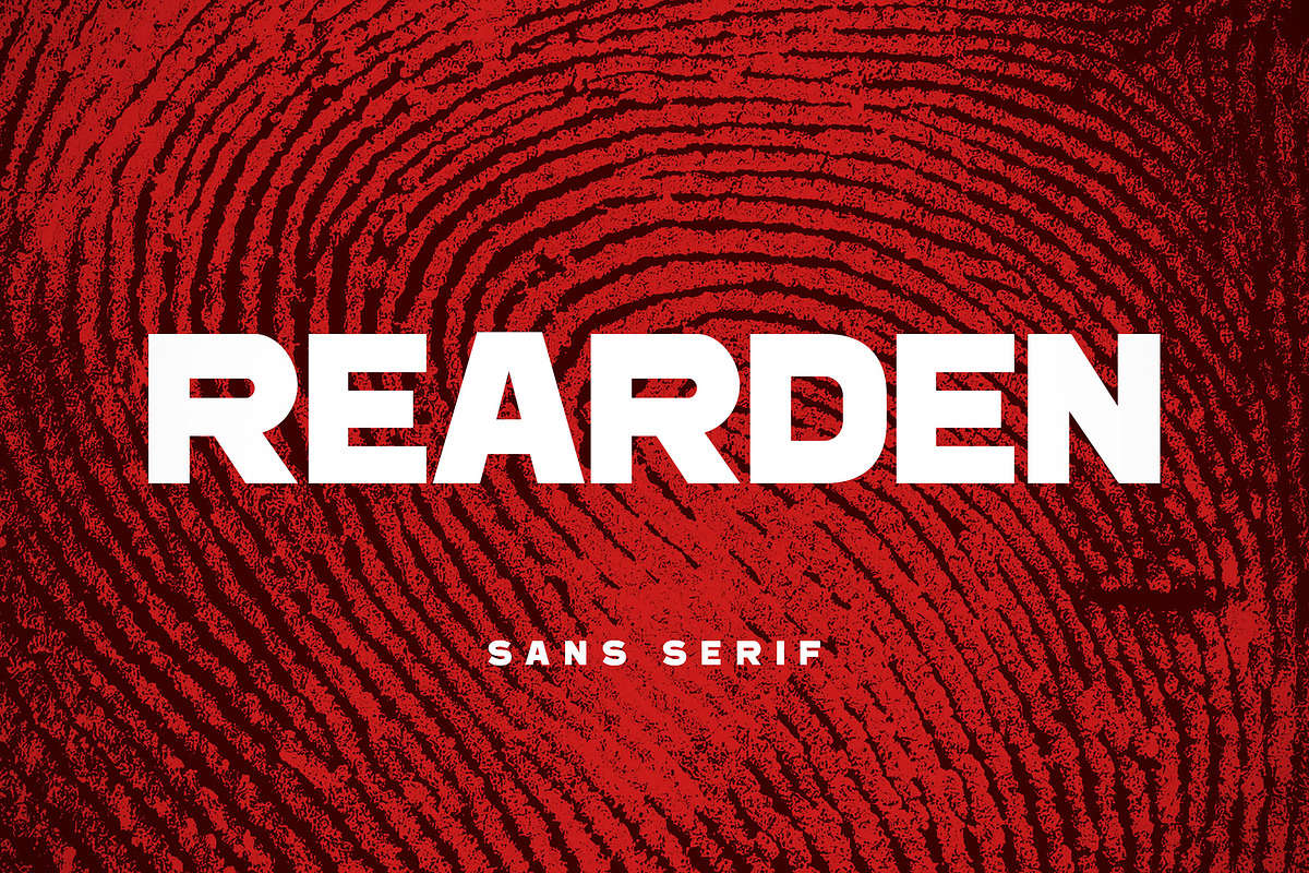 Rearden - Sans Serif Font, a Sans Serif Font by CorgiAstronaut (Photo 1 of 8)