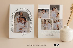 Christmas Card Template CC189