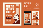 Martin Luther King Jr Day Flyer, a Flyer Template by graphicook (Thumbnail 1 of 3)