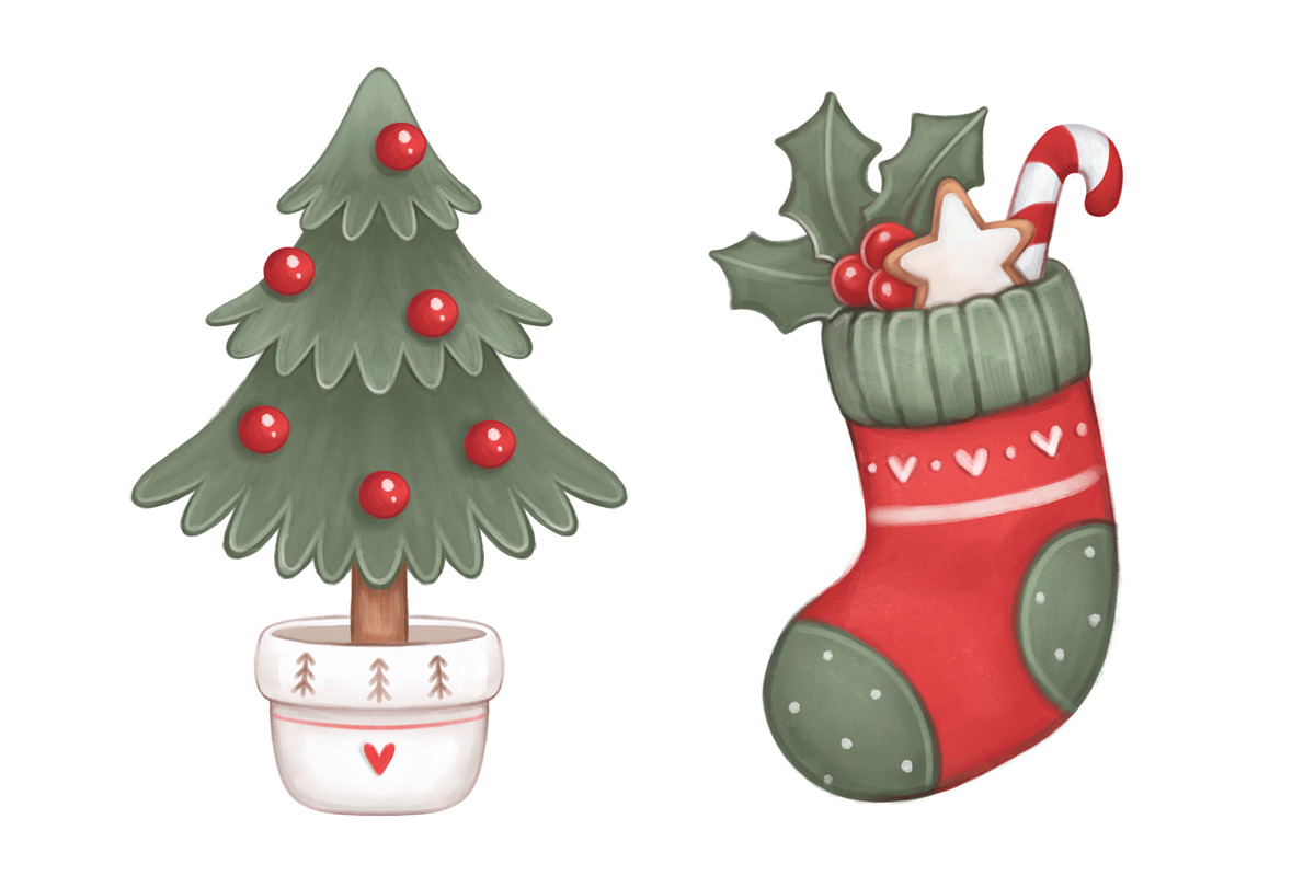 Christmas collection, an Illustration by designs.svkl (Photo 4 of 7)