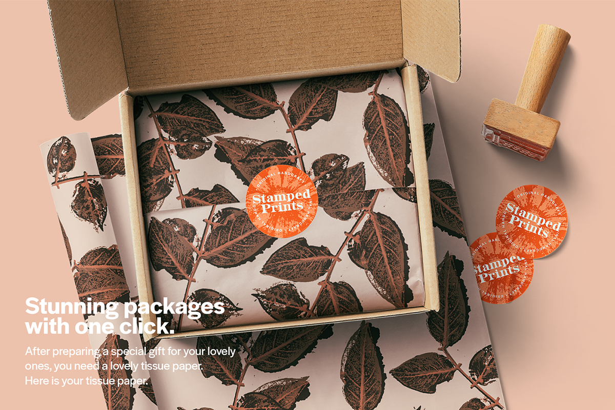 Stamped Prints of Leaves & Flowers, an Object Graphic by Yasir Ekinci (Photo 10 of 14)