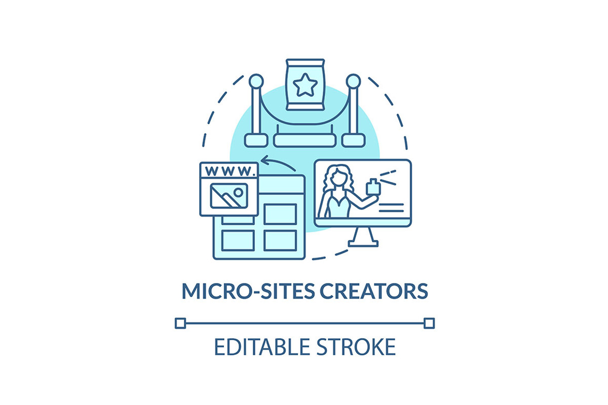 Micro sites creators turquoise, an Icon by IMG Visuals