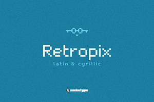 Retropix Pixel Game Font