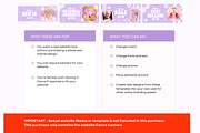 Purple Shopify Website Banners, a Shopify Template by Template Twist Shop (Thumbnail 3 of 5)