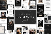 Luxury Social Media Pack, a Social Media Template by Goashape Studio (Thumbnail 1 of 8)