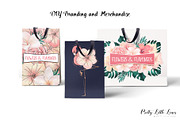 Tropical Flowers & Flamingos ClipArt, an Illustration by Pretty Little Lines (Thumbnail 10 of 15)