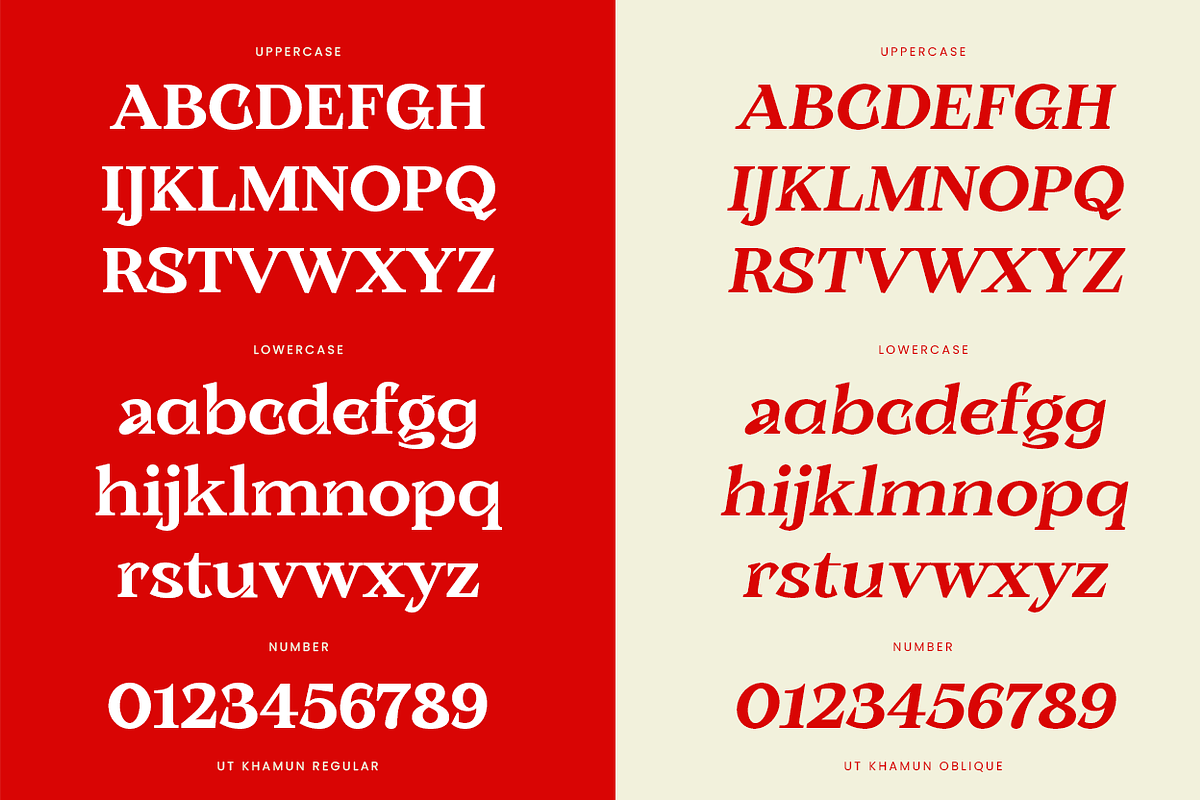 UT Khamun - A Stylish Inktrap Font, a Sans Serif Font by Universitype (Photo 5 of 12)